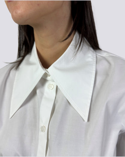 Camicia Bianco Slim Fit in cotone EssentiaL