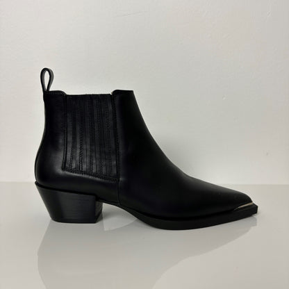 Copenaghen Texano Mini in Pelle Nero