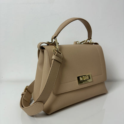 Borsa a mano Camel Beige con tracolla