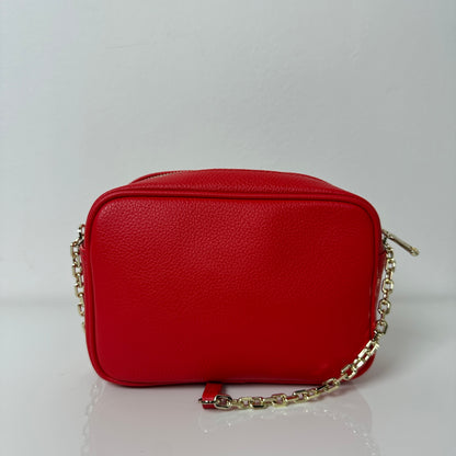 Borsa con tracolla rosso