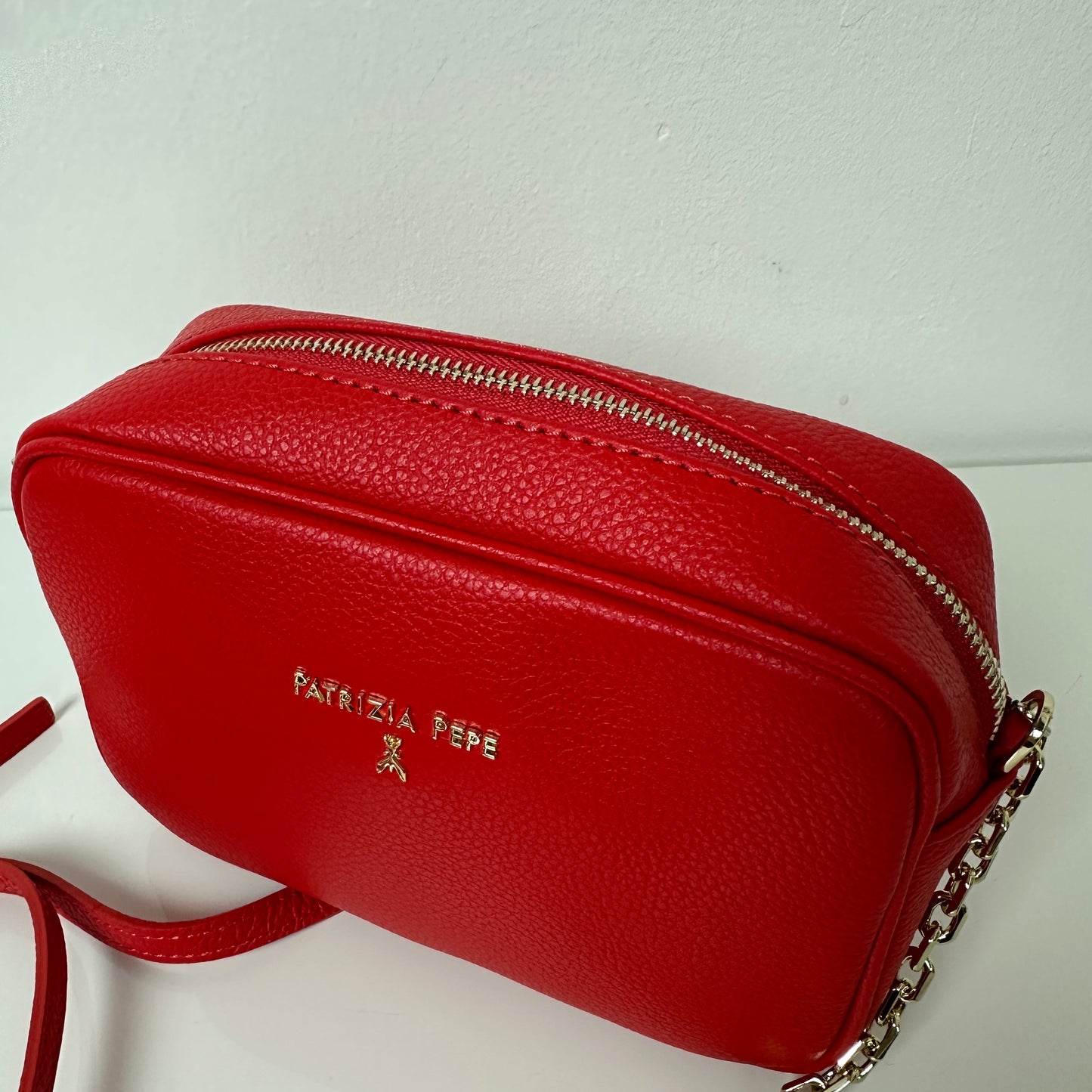 Borsa con tracolla rosso