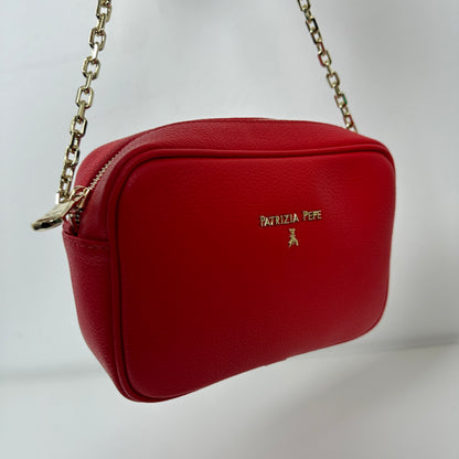 Borsa con tracolla rosso