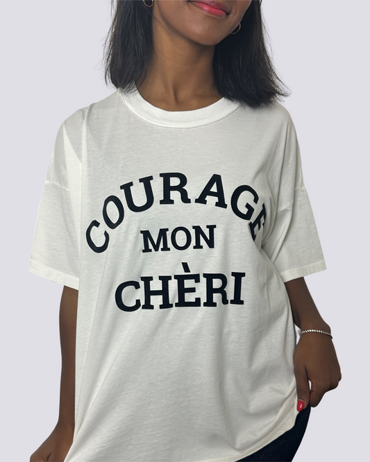 T-shirt over Courage