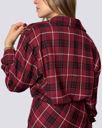 Camicia a quadri tartan