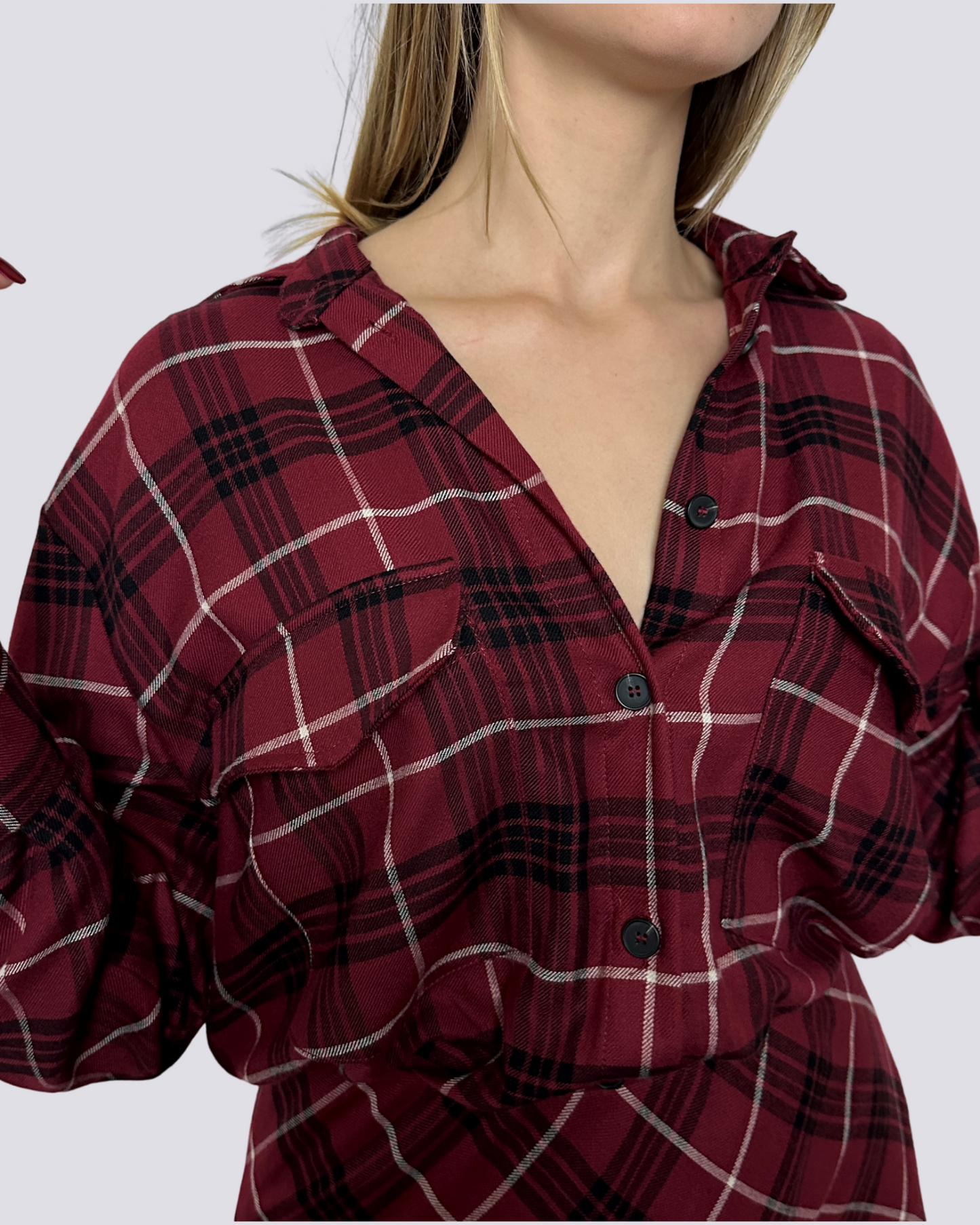 Camicia a quadri tartan