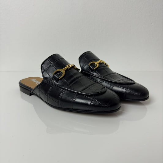 Parisienne Slipper in Pelle Nero