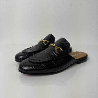 Parisienne Slipper in Pelle Nero