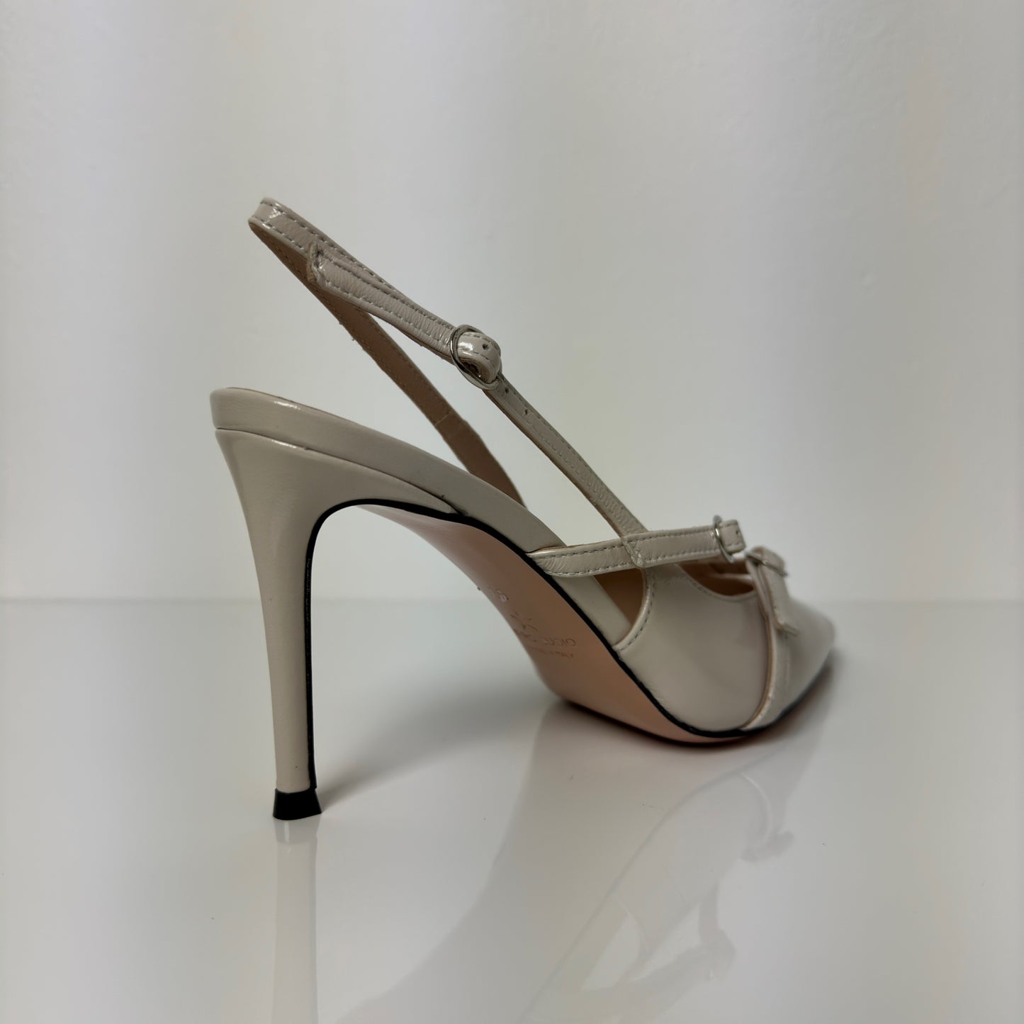 A.T.B Dècolletè Slingback con Tacco e Laccetti